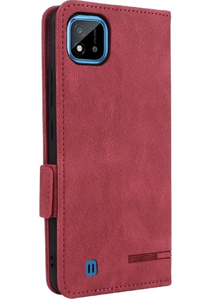 Kart Tutucu Kickstand Kart ile Oppo Realme C20 Koruyucu Kapak Için Kılıf (Yurt Dışından)