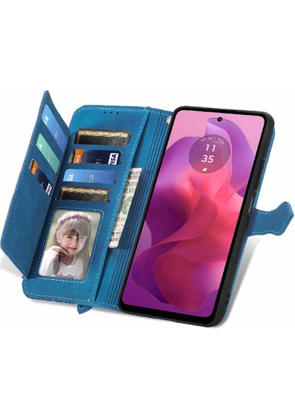 Motorola Moto G24 4G/G04 4g Çoklu Kart Yuvası Çok Renkli Flip Case (Yurt Dışından) fırsatları