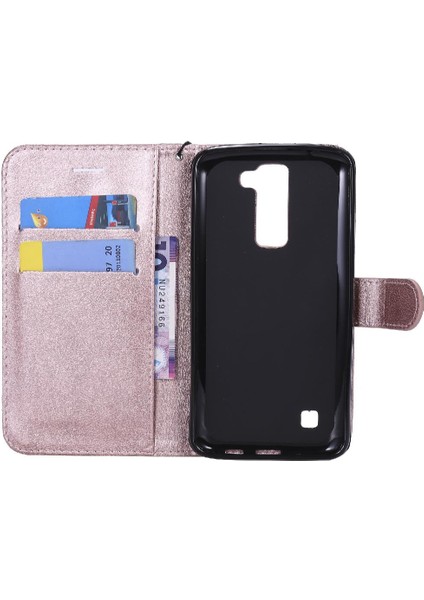 Lg K7 Için Flip Case/k8 Klasik Düz Renk Kart ile Yüksek Kaliteli Deri (Yurt Dışından) modelleri