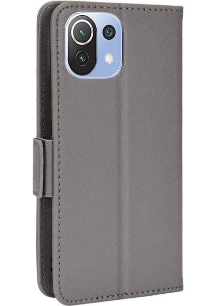 Xiaomi Mi 11 Lite 5g/4g Kart Yuvaları Tutucu Pu Deri Manyetik (Yurt Dışından)