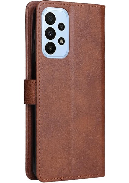 Samsung Galaxy A23 4g Için Flip Case/5g Klasik Düz Renk Iş Cüzdan (Yurt Dışından)