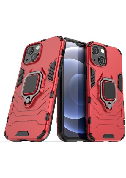 IPHONE 14 Için Kılıf Artı Askeri Damla Koruma 360 &deg; Dönen Halka Kapak (Yurt Dışından)