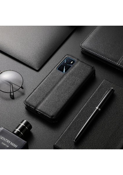 Oppo A16 Moda Tasarım Cüzdan Fonksiyonu Için Kılıf Kapak Çevirin Zarif (Yurt Dışından) fırsatları