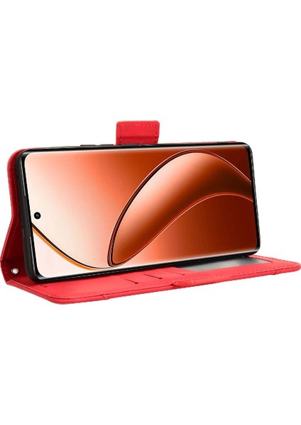 Realme 12 Artı 5g Deri Cüzdan Kapak Manyetik Kapatma Kartı (Yurt Dışından) modelleri