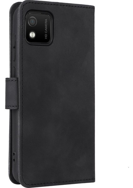 Wiko Y52 Deri Folio Flip Case Koruyucu Kapak Kartı Için Kılıf Tam (Yurt Dışından)