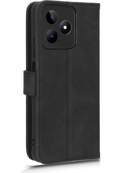 Realme C53 4g Kart Ekleme Deri Için Kılıf Folio Flip Case Tam (Yurt Dışından)