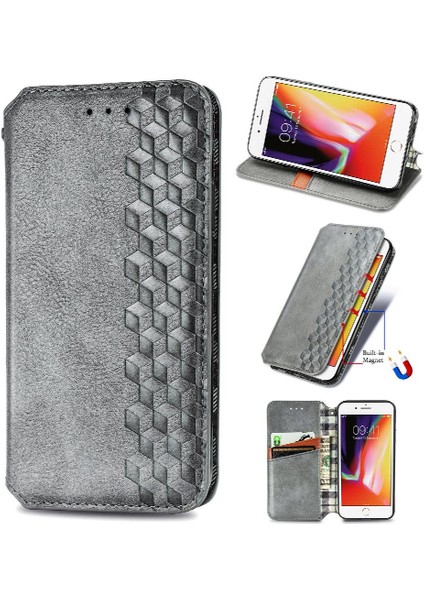 Apple IPhone 8 Için Kılıf Artı/7 Artı Deri Kılıf Cüzdan Fonksiyonu Flip (Yurt Dışından)