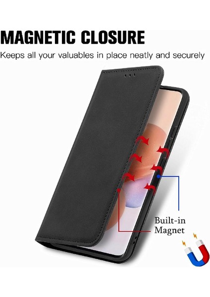 Xiaomi 12 Lite Için Kılıf Cüzdan Kapak Çevirin Basit Iş Darbeye Vaka (Yurt Dışından)