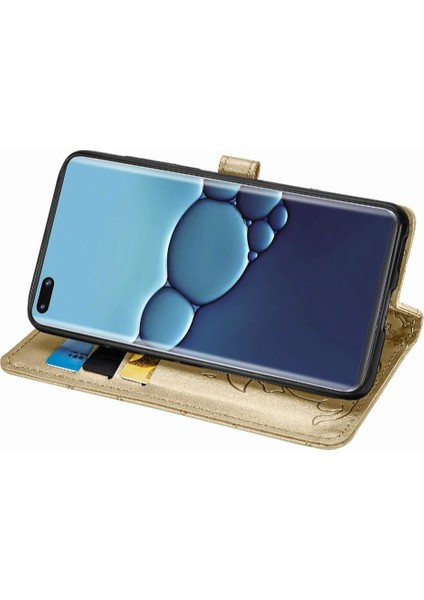 Huawei P40 Flip Kapak Için Kılıf Darbeye Deri Kılıf Karikatür Hayvanlar (Yurt Dışından) fiyatları