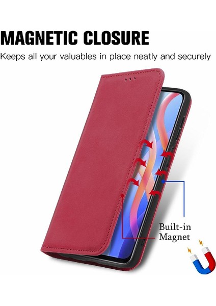 Redmi Not 11 Için Kılıf Basit Iş Cüzdan Deri Kılıf Darbeye (Yurt Dışından) fırsatları
