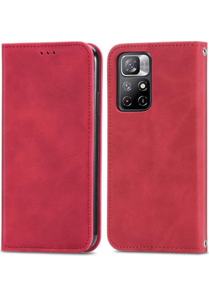 Redmi Not 11 Için Kılıf Basit Iş Cüzdan Deri Kılıf Darbeye (Yurt Dışından) indirimleri