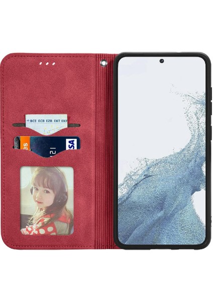 Samsung S23 Için Kılıf Cüzdan Kapak Çevirin Kılıf Darbeye Basit (Yurt Dışından) indirimleri
