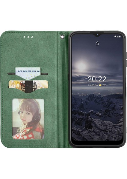 Nokia G21 Flip Kapak Için Kılıf Darbeye Cüzdan Deri Kılıf Basit (Yurt Dışından) indirimleri