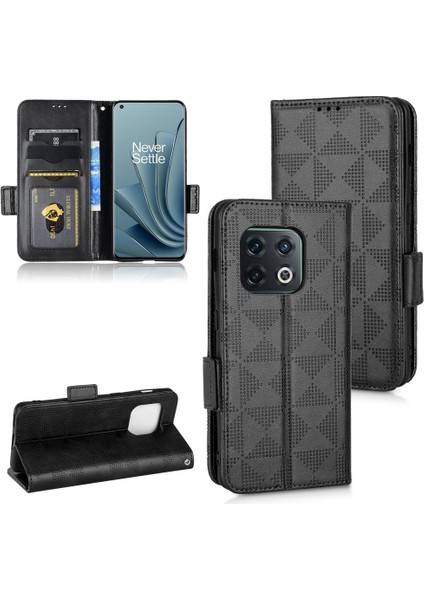 Oneplus 10 Için Kılıf Pro 5g Pu Deri Cüzdan Görüntüleme Standı 3 Kart Tutucu (Yurt Dışından)