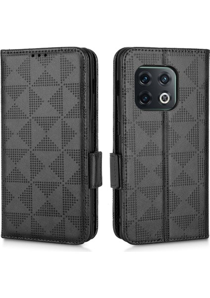 Oneplus 10 Için Kılıf Pro 5g Pu Deri Cüzdan Görüntüleme Standı 3 Kart Tutucu (Yurt Dışından)