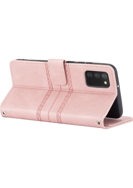 Samsung Galaxy M02S Için Flip Case Cüzdan Kılıf Darbeye Koruyucu Pu (Yurt Dışından) indirimleri
