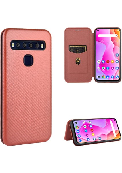 Tcl 10L/10LITE Tam Koruma Kartı Ekleme Deri Folyo Için Kılıf (Yurt Dışından)