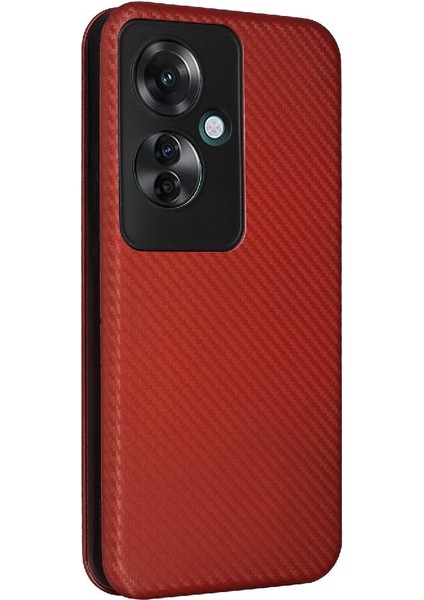 Kart Tutucu Kickstand Manyetik Karbon ile Oppo Oppo 11F 5g Için Kılıf (Yurt Dışından) fırsatları
