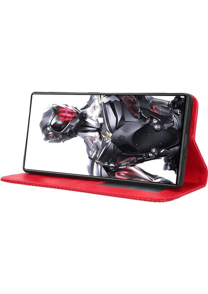 Zte Nubia Kırmızı Sihirli 8 Pro/pro Artı Manyetik Kapatma Cüzdan Pu (Yurt Dışından)