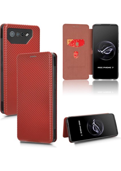 Asus Rog7 Kart Ekleme Tam Koruma Manyetik Karbon Fiber Için Kılıf (Yurt Dışından)