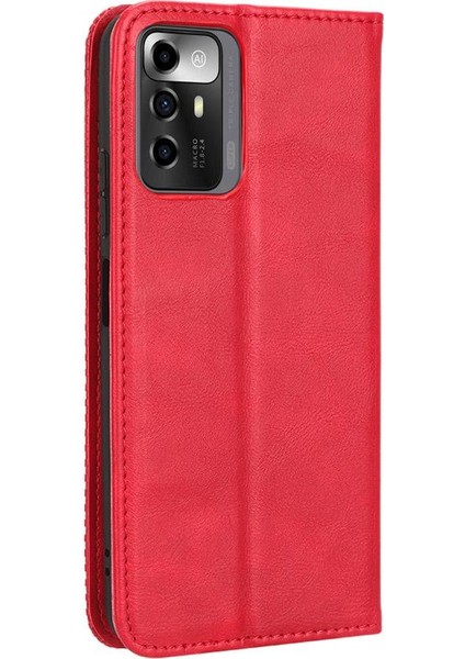 Zte Blade A72 5g Manyetik Kapatma Pu Deri Cüzdan (Yurt Dışından)
