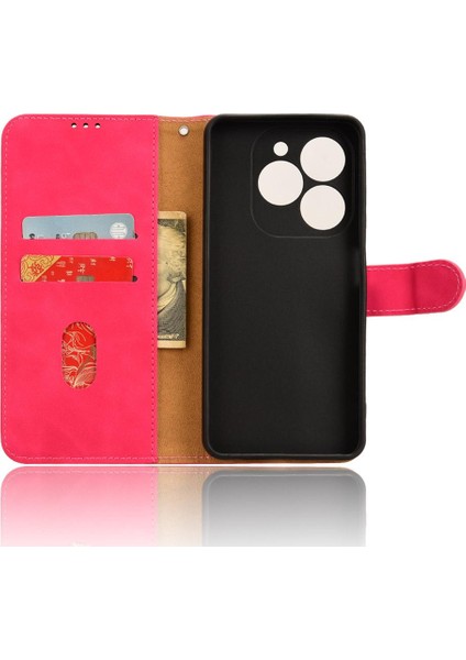 Infinix Akıllı 8 ARTI/X6526 Deri Folio Flip Case Koruyucu Kılıf (Yurt Dışından)