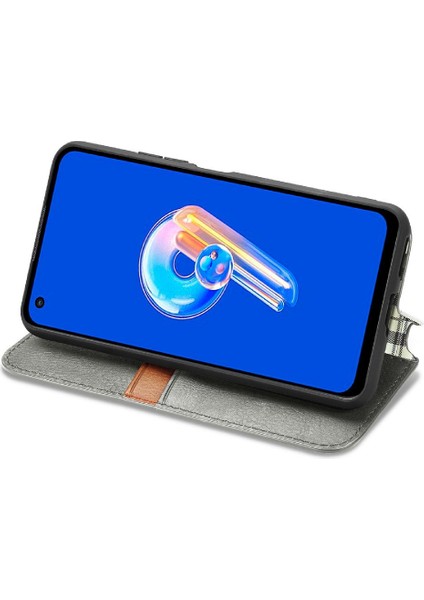 Asus Zenfone 9 Için Kılıf Cüzdan Fonksiyonu Moda Tasarım Deri Kılıf Flip (Yurt Dışından) modelleri