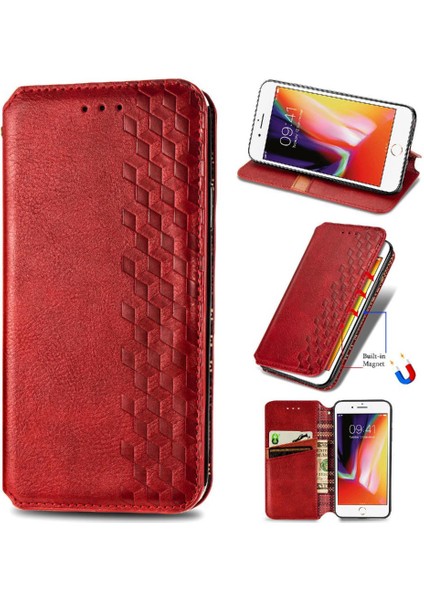 Apple IPhone 8 Için Kılıf Artı/7 Artı Deri Kılıf Cüzdan Fonksiyonu Flip (Yurt Dışından)