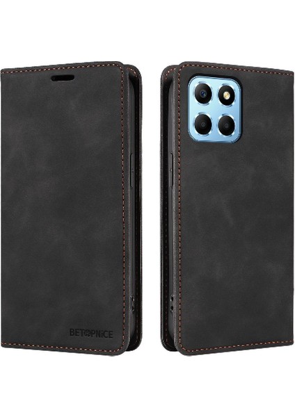 Onur X8 5g Pu Deri Manyetik Koruyucu Folyo Cüzdan Için Kılıf (Yurt Dışından)
