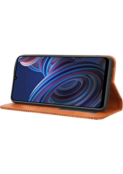 Zte Blade A72 5g Manyetik Kapatma Pu Deri Cüzdan (Yurt Dışından)
