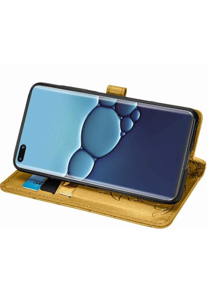 Huawei P40 Pro Flip Kapak Için Kılıf Kısa Kayış Deri Kılıf Darbeye (Yurt Dışından) fiyatları
