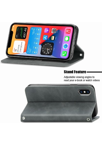 Iphone Xmaxsderi Kılıf Kapak Kapak Basit Iş Darbeye Dayanıklı (Yurt Dışından)