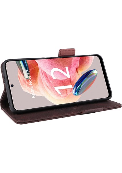 Xiaomi Redmi Için Kılıf NOTE12 4g Deri Folio Flip Case Tam Koruma (Yurt Dışından)