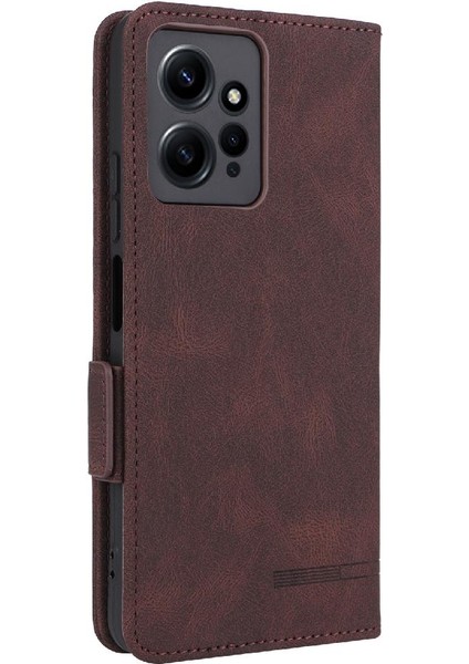 Xiaomi Redmi Için Kılıf NOTE12 4g Deri Folio Flip Case Tam Koruma (Yurt Dışından)