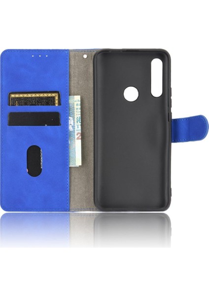 Huawei Y9 Başbakan 2019 Deri Folio Flip Case Koruyucu Kapak (Yurt Dışından)