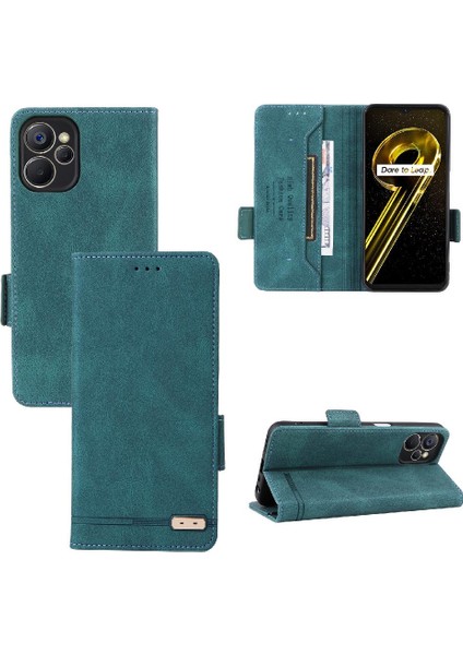 Kart Tutucu Kickstand ile Oppo REALME9I 5g Tam Koruma Için Kılıf (Yurt Dışından)