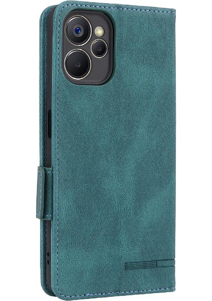 Kart Tutucu Kickstand ile Oppo REALME9I 5g Tam Koruma Için Kılıf (Yurt Dışından)