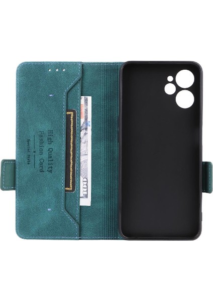 Kart Tutucu Kickstand ile Oppo REALME9I 5g Tam Koruma Için Kılıf (Yurt Dışından)