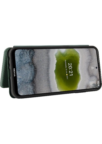 Nokia X10/X20 Kart Ekleme Tam Koruma Manyetik Karbon Için Kılıf (Yurt Dışından)