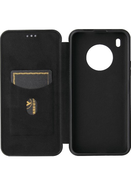 Kart ile Huawei Y9A Tam Koruma Deri Folio Flip Case Için Kılıf (Yurt Dışından)