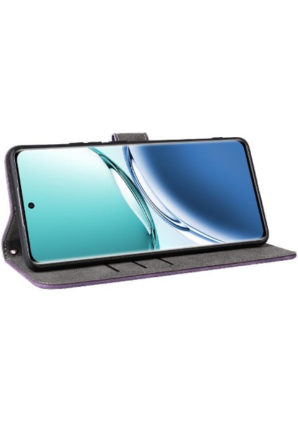 Oppo A3 Pro 5g Için Kılıf Manyetik Kapatma Flip Folio Cüzdan Pu Deri Rfid (Yurt Dışından)