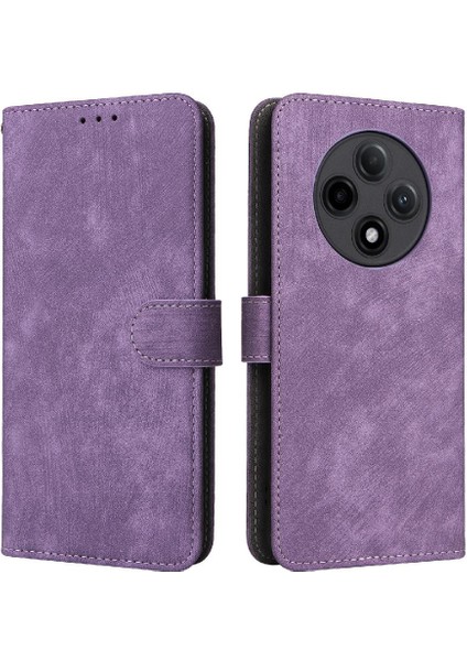 Oppo A3 Pro 5g Için Kılıf Manyetik Kapatma Flip Folio Cüzdan Pu Deri Rfid (Yurt Dışından)