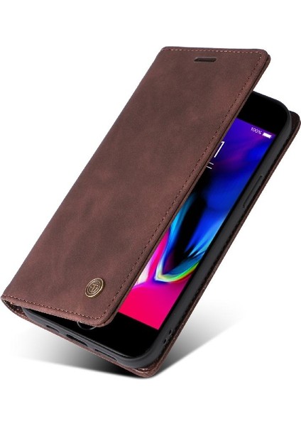 Iphone 7 Için Flip Case Artı/8 Artı Cüzdan Deri Kılıf Darbeye Basit (Yurt Dışından) modelleri