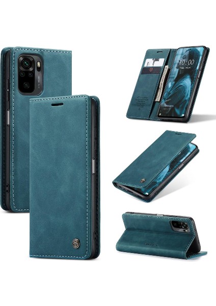 Xiaomi Redmi Için Flip Case NOTE10 4g/not 10S Flip Folio Kitap Kılıf Kart Pu (Yurt Dışından)