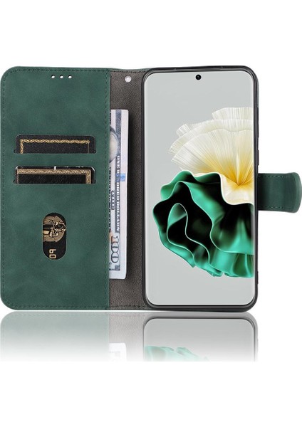 Mays Home1 Huawei P60/P60 Pro 4g Deri Folio Flip Case Kart Ekleme (Yurt Dışından)