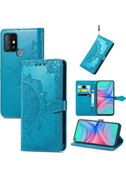 Infinix Sıcak 10 Basit Iş Darbeye Deri Çanta Flip Case (Yurt Dışından)