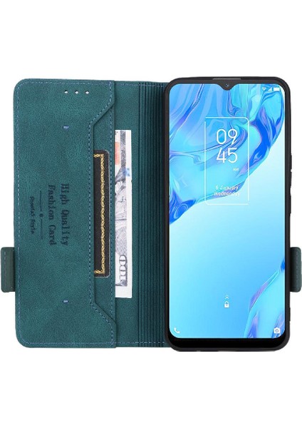 Tcl 20B Tam Koruma Koruyucu Kapak Deri Için Kılıf Folio Flip Case (Yurt Dışından)