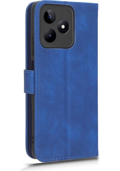 Realme C53 4g Kart Ekleme Deri Için Kılıf Folio Flip Case Tam (Yurt Dışından)