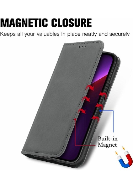 Iphone 13 Için Kılıf Promax Darbeye Basit Iş Kapak Çevirin Deri (Yurt Dışından)