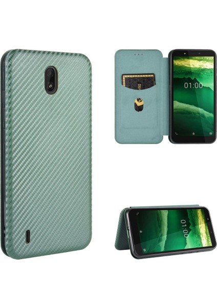 Nokia C2 Deri Folio Flip Case Için Kılıf Tam Koruma Kartı Ekleme (Yurt Dışından) modelleri